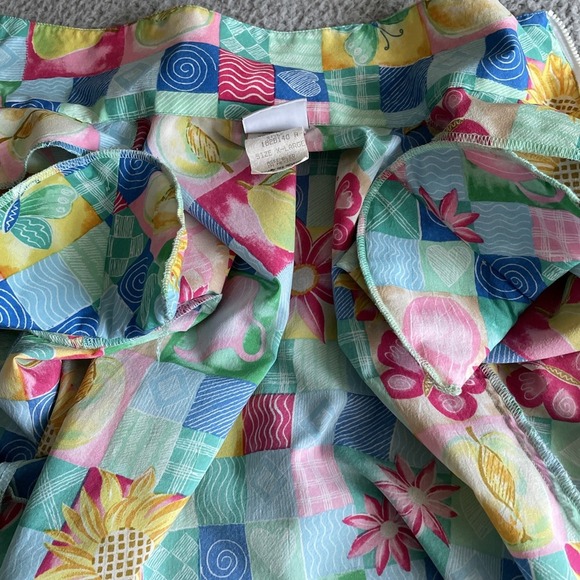 Vintage KORET Francisca Windbreaker Jacket Womens XL Floral Full‎ zip Colorful - Picture 13 of 16